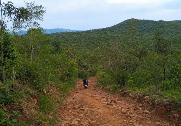 Data collection in a rural area in Senegal