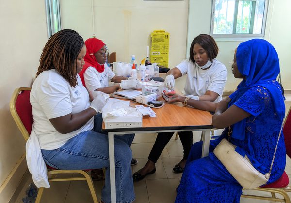 Community health check in Senegal